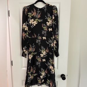 Reformation Midi Length Floral Dress